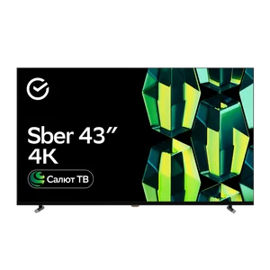 Sber Телевизор SDX 43U4124 черный