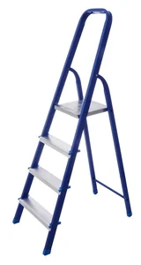 Stairs Стремянка комбинированная с алюминиевыми ступенями 4 ступени CS04