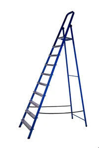 Stairs Стремянка комбинированная с алюминиевыми ступенями 10 ступеней CS10