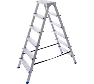 Stairs Стремянка оцинкованная двухсторонняя 6 ступеней OS206