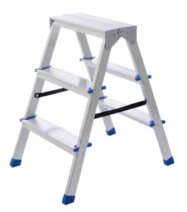 Stairs Стремянка алюминиевая двухсторонняя «ЛАЙТ» 3 ступени AST203