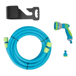 Palisad Набор поливочный, шланг 7,5-22,5м, пистолет 8 реж 67671