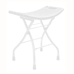 НИКА Стул складной в ванну ССВ1/Б белый