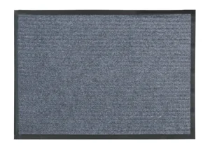 Kovroff Влаговпитывающий ребристый коврик СТАНДАРТ 90x150 см, серый 21002