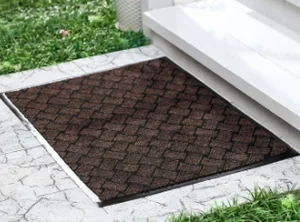 Kovroff Коврик влаговпитывающий  50х80 см "КРАФТ" коричневый 70203