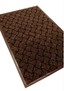 Kovroff Коврик влаговпитывающий, 90*150 см. "КРАФТ" коричневый 71003
