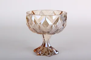 КОРАЛЛ Конфетница 10,8х11,5см. Гранение 6513