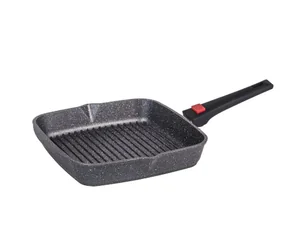 МЕЧТА Сковорода-гриль 28х28см гранит 068701