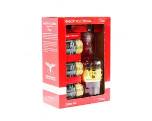 ГУСЬ ХРУСТАЛЬНЫЙ Набор стопок для водки + Графин Барокко EAV63-1160/837