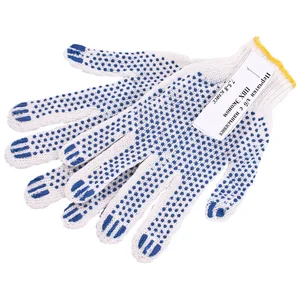 Mallony Перчатки х/б с ПВХ, 7,5-8 класс, 4 нити. 091315-SK