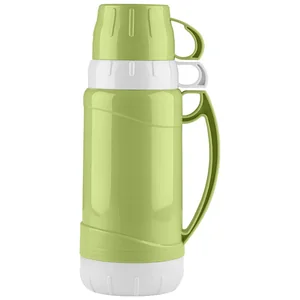 MALLONY Термос в пластиковом корпусе со стеклянной колбой VALENTE, 1,0 л, (2 чашки), 106036-SK