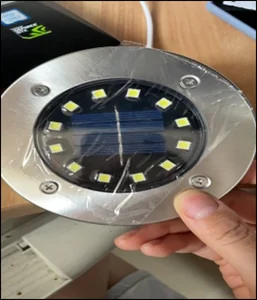 Фонарь садовый на солнечной батарее и датчиком движения 12led 14924-3-3