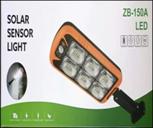 Фонарь уличный на солнечной батарее и датчиком движения 14924-ZB-150A