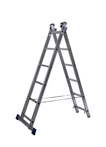 Stairs Лестница алюминиевая двухсекционная универсальная 6 ступеней AL206