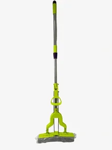 Ramozi Швабра губка с отжимом БАБОЧКА 27 см, телескоп. ручка ЗЕЛЕНЫЙ RA-1146