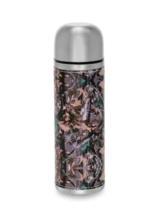 Арктика Термос 108-500-Х 1000мл.в текстильн.оплетке хаки