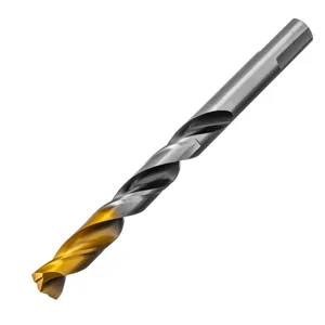 Denzel Сверло спиральное по металлу 11 x 142мм, Р6М5, Golden Tip, многогранная заточка 718286