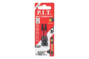 P.I.T. Биты ударные H3x50 мм 2 шт в уп. (ASDR01-50H3)