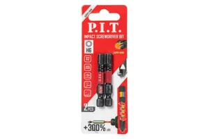 P.I.T. Биты ударные H6x50 мм 2 шт в уп. (ASDR01-50H6)