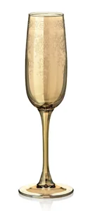 GLASSTAR Набор бокалов для шампанского 175мл/3шт "Ренессанс мед" TRNH57-8162