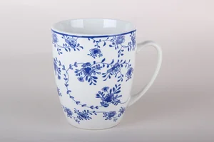 КОРАЛЛ Кружка 340мл Голубой ситец WQ2403-12M