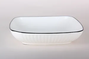 КОРАЛЛ Тарелка глубокая 20см. Sugar квадрат YJQSW05