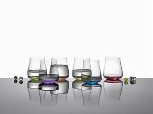 BOHEMIA Набор стаканов для воды/виски 350 мл, Алекс декор RAINBOW FRESH 23026/350/D4665