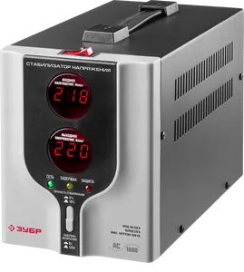 Зубр Стабилизатор напряжения АС 1000 серый