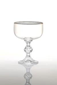 BOHEMIA Набор бокалов для шампанского Claudia 200 мл. (6 шт.) Отводка золото 40149/20787/200