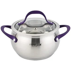 Barton Steel Кастрюля 5,5л BS 2017-24 purple
