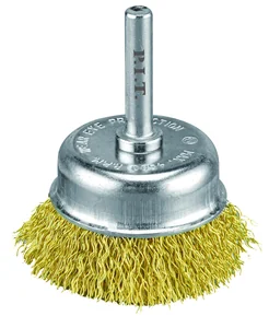 P.I.T. Щетка чашечная латунная 50x0,3мм хвостовик 6 мм (APLS10-C050)