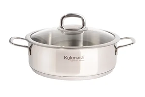 KUKMARA Сотейник из нержавеющей стали 26 см SF-STP3926G
