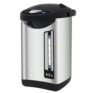 DELTA Чайник-термос электрический 900 Вт, 4,5 л DL-3026 нержавеющая сталь