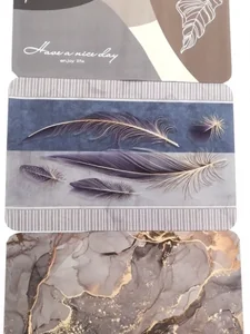 Ramozi Коврик 50*80 прямоугольный в ванную комнату RA-7401 микс