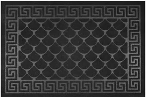 Kovroff Коврик влаговпитывающий, 40*60 см. Чешуйки черный П/04/01/01