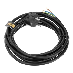 Denzel Шнур сетевой Energy Series, ПВС, 3 м, 3 x 1,5 мм 37675