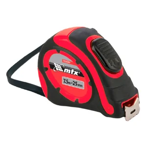 MATRIX Рулетка, автоматическая фиксация, двухкомпонентный корпус, сертификация СЕ, 7,5 м х 25 мм 325579