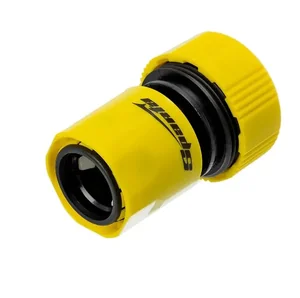 Sparta Соединитель пластмассовый быстросъемный для шланга 3/4", аквастоп 66166