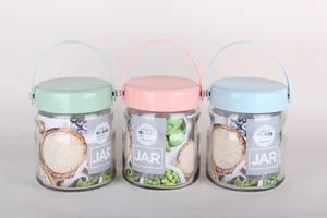КОРАЛЛ Банка д/сып. продуктов стекло 900мл. Marco микс 3 цвета 131061-C