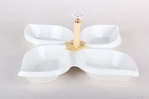 КОРАЛЛ Менажница 4секц. 24см. ZD20221