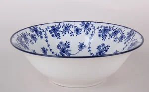 КОРАЛЛ Салатник 18см."Голубой ситец" ZX2403-7B