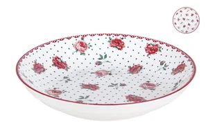 КОРАЛЛ Тарелка глубокая 20см."Английский ситец" YX21031SP80