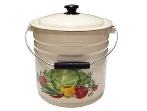 КМК Ведро с крышкой 12л 41204 242/6 слоновая кость