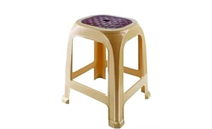 РОССПЛАСТ Табурет большой Симпатия РП 311 бежевый/коричневый