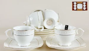 КОРАЛЛ Набор кофейный 12 пр. Снежная королева круг CS506707-A