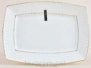 КОРАЛЛ Блюдо прямоугольное 23см Снежная королева CS222723-A
