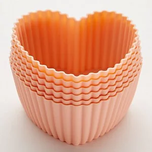 WEBBER Набор форм 6,5х6,5х3,5см BE 4457 S/6 Сердечки розовый