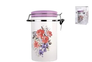 КОРАЛЛ Емкость для сыпучих продуктов 1030мл.Винтаж ZF6263-15