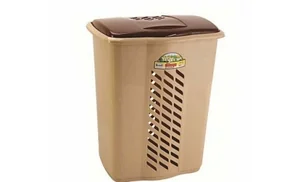 DD STYLE Корзина для белья 60 л. 05002 бежевый