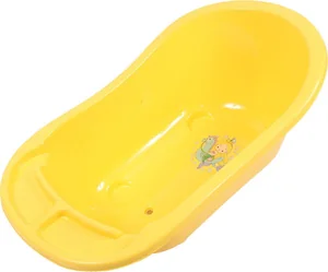 DD STYLE Ванночка детская с водостоком желтый 12004